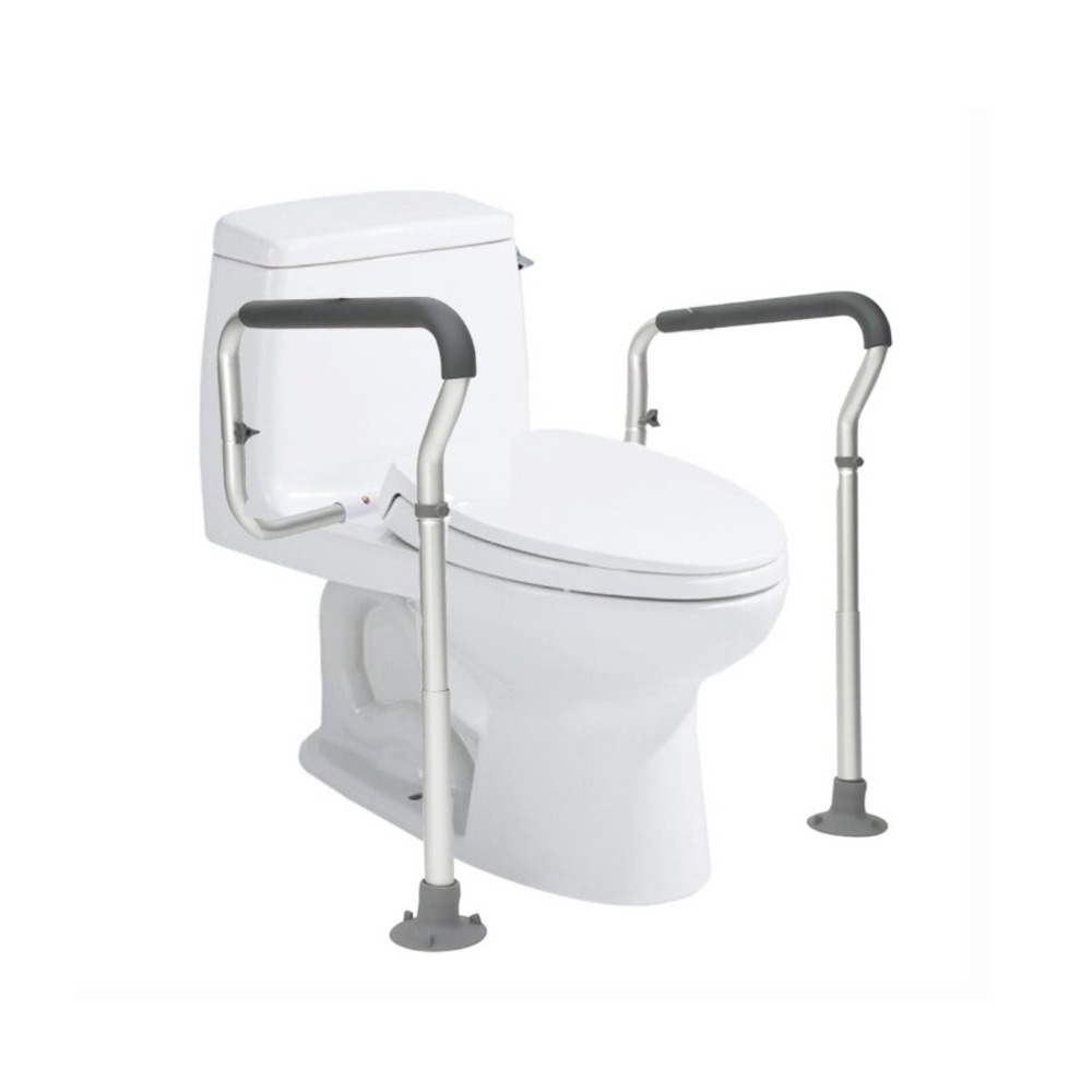 VEVOR Toilet Safety Frame Adjustable Height Non-Slip Aluminum 300 lb FBL900632